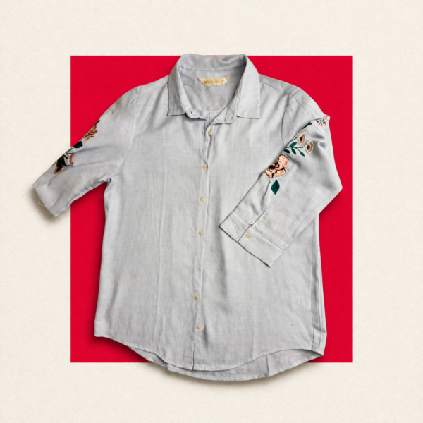 Meadow Embroidered Linen Shirt