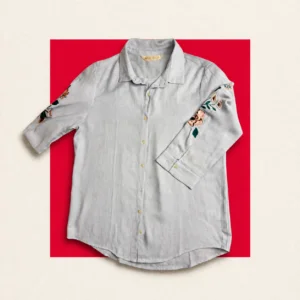 Meadow Embroidered Linen Shirt